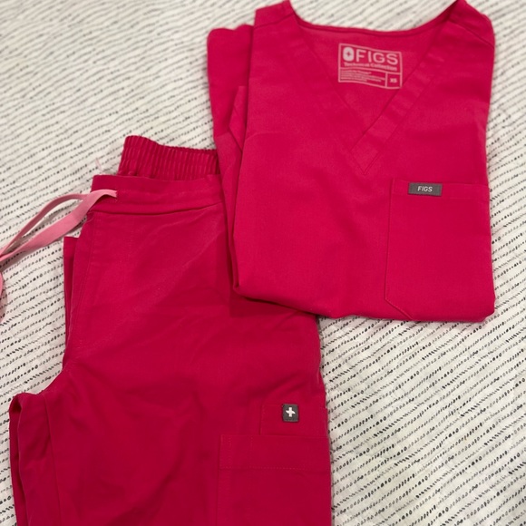 Figs Other - HOT PINK FIGS SCRUB SET
